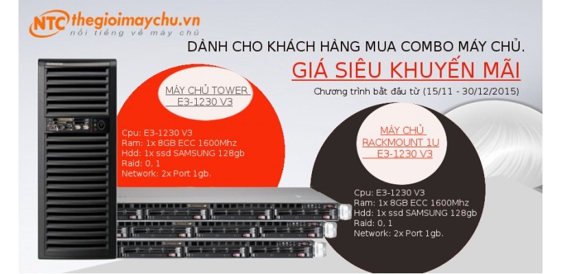 Công ty Nhất Tiến Chung(thegioimaychu.vn) hỗ trợ an toàn thông tin doanh nghiệp với các dòng máy chủ(server) giá tốt nhất thị trường.
